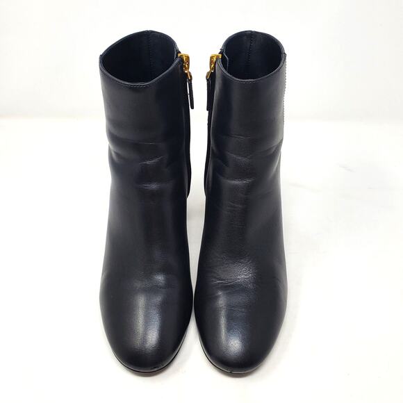 Tory Burch Brooke 70MM Ankle Boot Calf Leather Perfect Black 46063 Size US 7 - Picture 6 of 12